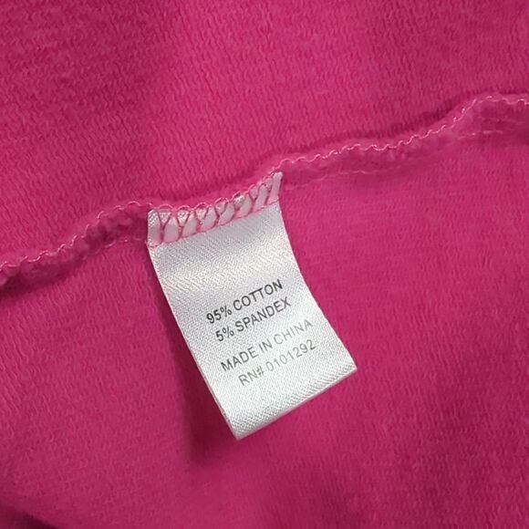 Lulu-B Top Womens Large Pink Button Detail Long Sleeve Art Colorful - Picture 5 of 7